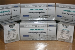 PDCatTM 45cm length size 4-0  box of 12 suture packets 22mm reverse cutting needle, Monofilament Absorbable